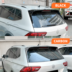 Pour Volkswagen <span class=keywords><strong>Tiguan</strong></span> <span class=keywords><strong>MK2</strong></span> 2017-2023, spoiler arrière latéral de toit en ABS carbone de haute qualité, ligne <span class=keywords><strong>R</strong></span>, tuning FEIXIAN - Product Image 3