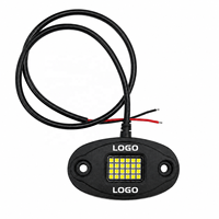 Lumière de châssis LED super lumineuse à 24 LED blanc pur SMD3030, étanche, pour camion, Jeep, VTT, éclairage de cavité de roue