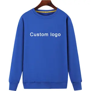 Wholesale Pullover Customizable Color Blank Breathable Sports Crewneck Sweatshirt For Men
