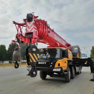Grúa Sany Usada Confiable de 90 Toneladas Montada en Camión, Equipo de Elevación Duradero para Obras de Ingeniería - Product Image 1