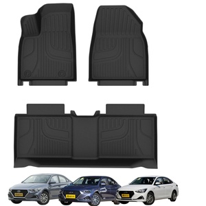 Alfombrillas 3D TPE para Coche, Alfombrillas Interiores Impermeables para Maletero, para Hyundai Elantra/Avante 2008-<span class=keywords><strong>2022</strong></span> - Product Image 2