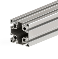 Profilé d'extrusion en aluminium anodisé noir/argent, cadre sur mesure, usinage CNC, perçage, découpe, profil pour simulateur de course