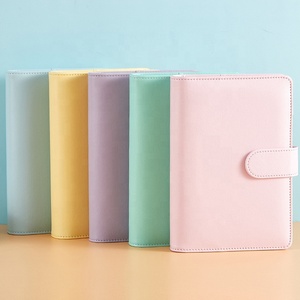 Hot Bán A6 Ngân Sách Cá Nhân Kế Hoạch Máy Tính Xách Tay Da Bìa Pocket Ngân Sách Tiền Mặt Phong Bì Loose-Leaf Chất Kết Dính Ngân Sách Máy Tính Xách Tay Bán - Product Image 3