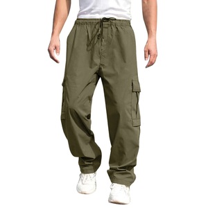 All'ingrosso da uomo padelle <span class=keywords><strong>Cargo</strong></span> Multi tasche pantaloni lunghi Outdoor allenamento kaki tuta Fitness pantaloni <span class=keywords><strong>Cargo</strong></span> uomo - Product Image 3