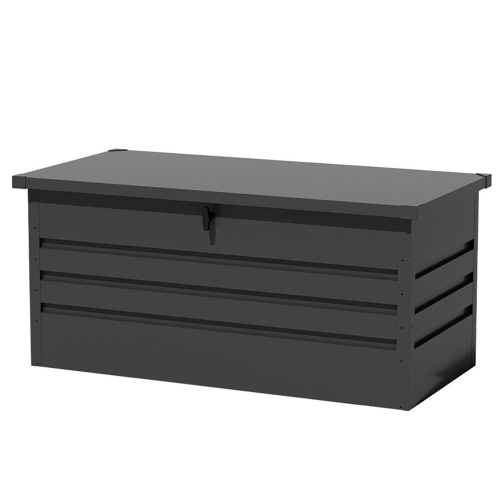 Gris foncé + lit de jardin surélevé