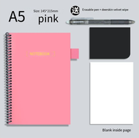 Cahier de notes effaçable réutilisable en pierre étanche A5 Rocket Book