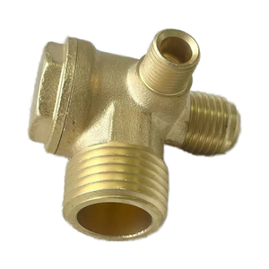 วาล์วกันกลับแบบแมนนวล Airmass SNPN-3004L ทำจากทองเหลือง สำหรับเครื่องอัดอากาศ แก๊ส ขนาดพอร์ต 1/8  ใช้งานได้ตั้งแต่ -10 องศาเซลเซียส ถึง +80 องศาเซลเซียส - Product Image 4