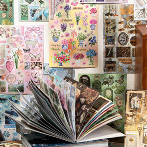 30 unids/pack libro de pegatinas Tidal Dream viento Nuclear cien Material manual teléfono móvil tarjeta trasera DIY decoración Collage - Product Image 1