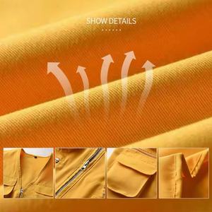 Chaleco de Trabajo Multibolsillos Reversible Personalizado al por Mayor de Fábrica, de Tela de Sarga de Algodón, Informal, para Pesca, Senderismo, Tallas Grandes para Hombre - Product Image 3