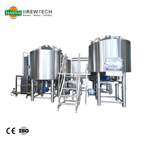 Système de brasserie industriel 1500L à 3 cuves, chauffé à la vapeur, configuration complète de brasserie - Product Image 3