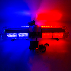 Barra luminosa di emergenza rossa blu 120W con altoparlante sirena-per veicolo di pattuglia di ambulanza e sicurezza - Product Image 5