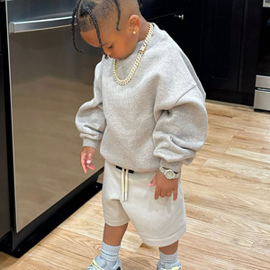 Set di abbigliamento personalizzato per neonati da 8 anni a 12 bambini set di abbigliamento Casual da due pezzi - Product Image 3