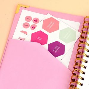 Custom Private Label A5 Spiral Weekly Wellness <b>Goal</b> Workout Diary Journal <b>Planner</b> Agenda Notebook - Product Image 4