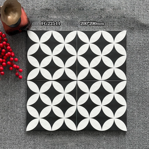 Piastrelle Moderne <span class=keywords><strong>in</strong></span> Porcellana Bianca <span class=keywords><strong>e</strong></span> Nera Quadrate per Pavimenti <span class=keywords><strong>e</strong></span> Pareti di Cucina <span class=keywords><strong>e</strong></span> Bagno - Product Image 3