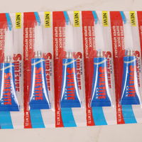 Vente chaude de haute qualité 3g chaussures colle liquide pour le collage du cuir pas de séchage dans le tube clair cyanoacrylate adhésif Super colle