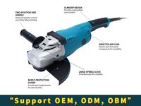 Meuleuse d'angle électrique 2200W 9 pouces 230mm de qualité industrielle et DIY avec moteur à balais et interrupteur à glissière pour la découpe