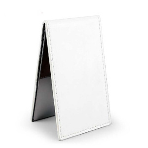 Miroir de maquillage minimaliste de style coréen, personnalisable, miroir portable à rabat durable pour étudiants, un petit cadeau créatif. - Product Image 3