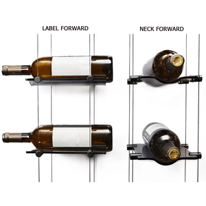 Étagères murales, porte-vin rouge, <span class=keywords><strong>cave</strong></span> à vin flottante, bar à vin, porte-vin - Product Image 5