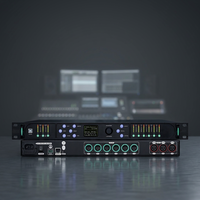 Processeur audio numérique professionnel Nuoxun 3 entrées/6 sorties avec égaliseur automatique et construction en aluminium pour systèmes de sonorisation Line Array et caissons de basses