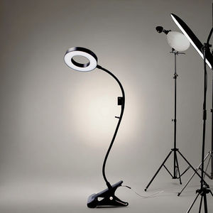 Mini anneau lumineux LED étude lampe de bureau lecture Selfie remplissage loupe bureau Mini anneau lumineux LED - Product Image 6