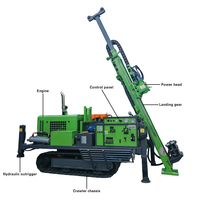 Foreuse de carottage portable à moteur diesel, 1000 m de profondeur, avec système entièrement hydraulique pour l'exploitation minière, vitesse de forage rapide
