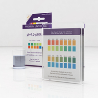 Kit de 100 Tiras Reactivas de Papel para Análisis de Orina en Casa, Sistema de Análisis de Orina Universal Rápido, pH Urinario 4.5-9.0, Tiras Reactivas de pH LYZ, 2 Años
