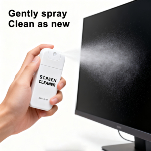 Kit de nettoyage d'écran portable pour <span class=keywords><strong>ordinateur</strong></span>/<span class=keywords><strong>ordinateur</strong></span> portable/té<span class=keywords><strong>l</strong></span>éphone/moniteur avec chiffon en microfibre, écologique et anti-poussière - Product Image 3