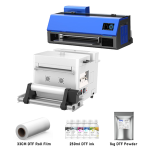 EU Stock A3 DTF Printer XP600 Automatic Cleaning 33CM Roll Film T-Shirt Heat Transfer Machine for Custom Apparel Printing - Product Image 1