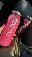 Bouteilles en plastique transparentes personnalisées pour boissons, 350 ml (12 oz), 500 ml (16 oz), avec couvercles, pour jus