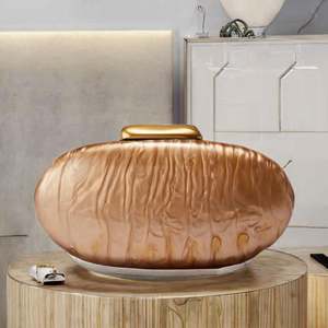 Bolso de mano de lujo con nombre <b>arabe</b> grabado personalizado con incrustaciones de nacar y diamantes de imitacion ideal para bod - Product Image 3