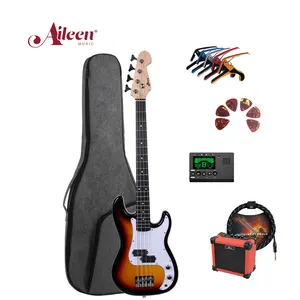 זול חשמלי בס גיטרות 38 אינץ חשמלי בס גיטרה 4 מחרוזת מיני-electr(EBS150-38)