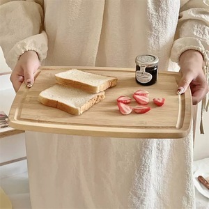 Chân Thành Thân Thiện Với Môi Tre Hình Chữ Nhật Cắt Bảng Keo Gỗ Charcuterie Phục Vụ Bảng Khắc Laser Cắt Khối - Product Image 6