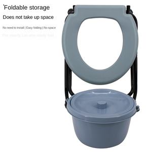 Sgabello Pieghevole Leggero per Anziani e Donne in Gravidanza, Ausilio per <span class=keywords><strong>WC</strong></span> di Classe I per Uso Clinico - Product Image 3