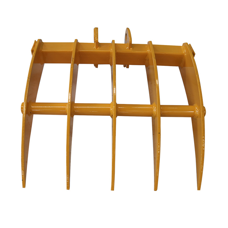 High Grade New Design Custom Color Width Thickness Root Rake for Mini Excavator