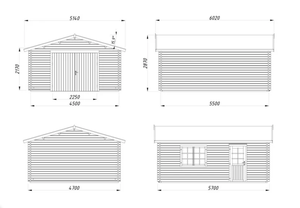 <span class=keywords><strong>Garage</strong></span> en <span class=keywords><strong>bois</strong></span> <span class=keywords><strong>préfabriqué</strong></span> moderne et étanche avec portail en <span class=keywords><strong>bois</strong></span> pour abri de voiture, installation rapide, couleur personnalisée, garantie 5 ans - Product Image 4