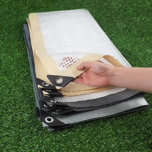 160gsm Rejilla transparente de diferentes colores Impermeable Carnoso Refugio de lluvia Shantytown Carrito al aire libre Patio Jardín Lona - Product Image 6