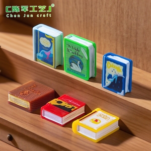 Livres de contes de fées sur la simulation de micro-paysages, artisanat en résine, maisons de poupées, accessoires décoratifs DIY, mini décorations de bureau - Product Image 1