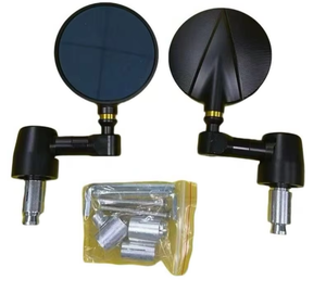 Xmaxvision aluminium CNC moto miroir furtif voilé guidon miroir 78mm 3 pouces diamètre 12-18mm expansion buissons convient à 7/8 - Product Image 3