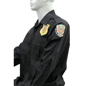 Uniforme de securite uniforme de seguridad đen bảo vệ an ninh chiến thuật thống nhất tất cả cho bán dịch vụ an ninh Sản xuất tại Trung Quốc - Product Image 3