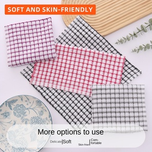 <span class=keywords><strong>Serviette</strong></span> à thé en microfibre de polyester 30x30cm, confortable, facile à nettoyer, <span class=keywords><strong>serviette</strong></span> à main, jacquard teint en fil, à séchage rapide - Product Image 2