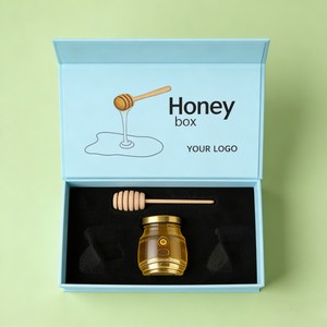 Caja de Embalaje de Cartón para Regalo de Miel de Lujo, Impresa con Tinta de Soya, Personalizada, de Alta Calidad, al por Mayor - Product Image 1