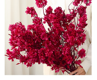 Bouquet de fleurs éternelles Premium Sense True Flower Deco Stained Pansy, décoration de salon, cadeau de bienvenue, Saint-Valentin