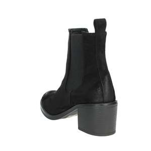 Stivaletti da Donna Cinzia Soft CI2031 in Camoscio Nero con Tacco a Blocco - Product Image 1