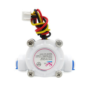 Capteur de débit d'eau pour tuyau PE à 2 points S402C pour distributeur, chauffe-eau, interrupteurs de compteur - Product Image 1