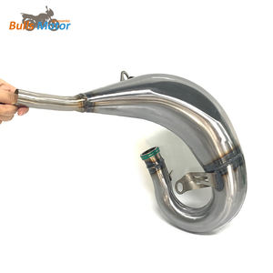 Collecteur d'échappement en acier doux pour <span class=keywords><strong>GASGAS</strong></span> : MC125/HUSQVARNA : TC 125 /KTM 125SX/125XC/150SX Échappement universel avant - Product Image 1