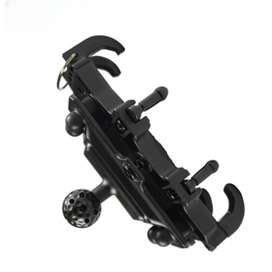 Soporte de Teléfono para Motocicleta con Cabezal de Bola, Conector de Espejo con Cabezal de Bola Tipo Pulpo Resistente a Impactos, Soporte Móvil para Motocicletas - Product Image 1