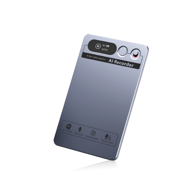 Professional Note AI Digital Voice Recorder Transcribe Super Slim Phone Call Recording Device for Meeting Class Interview