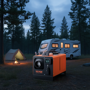 Riscaldatore ad aria diesel Vevor 5Kw con telecomando LCD per auto, camper e uso interno - Product Image 2