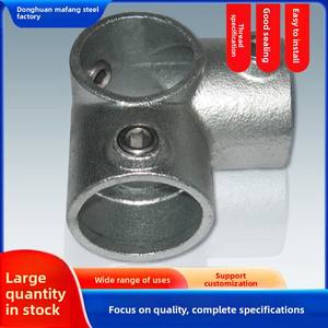 स्टील पाइप क्लैंप फिटिंग फ्रेम कनेक्टर मॉडल A27--E60 पुरुष कनेक्शन हेक्सागोन - Product Image 3