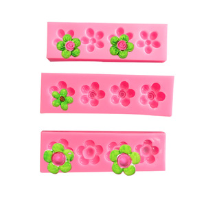 Flores de encaje de silicona <span class=keywords><strong>Fondant</strong></span> moldes para hornear pastel de Chocolate decoración resina epoxi joyería hacer moldes - Product Image 3